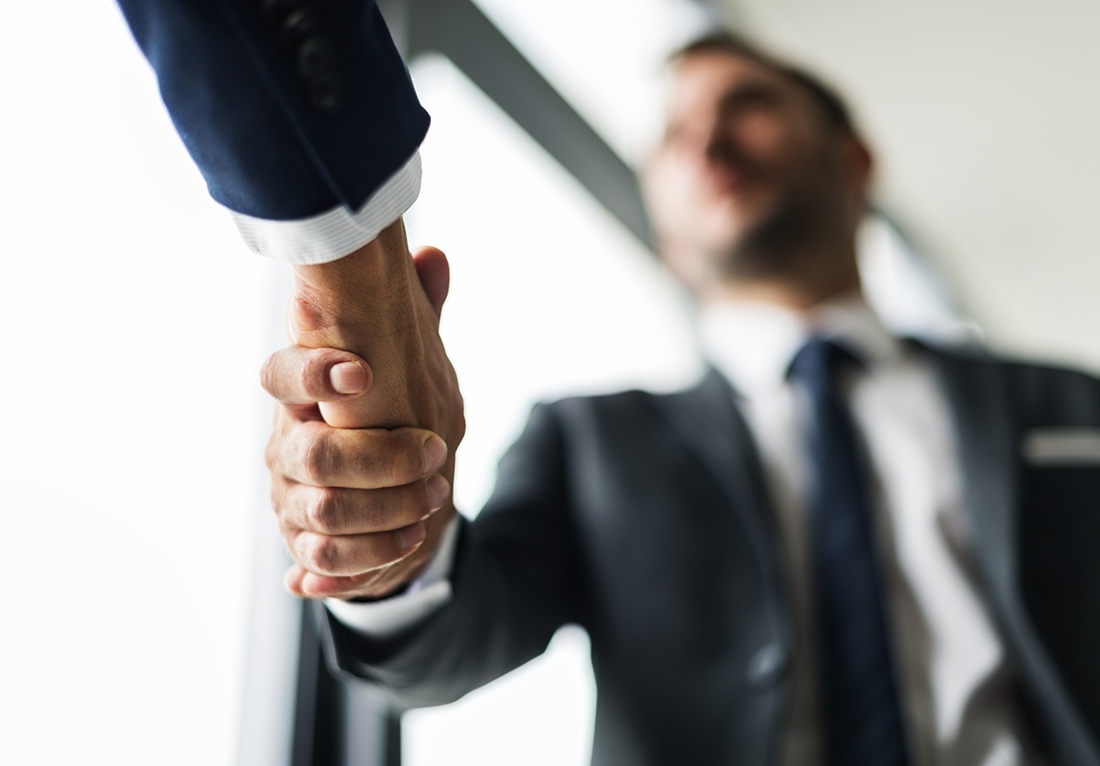 Handshake Business Men Concept